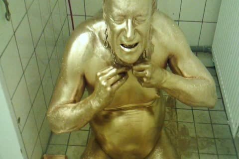 Golden Bodypaint serf Gerard