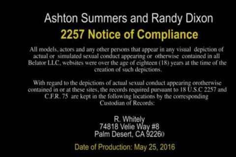 Randy Dixon Rawfuck Ashton Summers