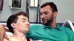 Brothers unprotected On The Hospiital sofa