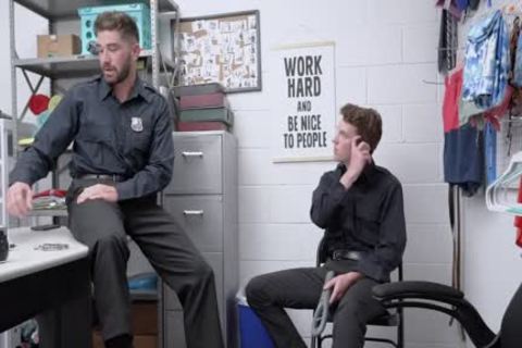 Bored Of Being Straight, Two Guards bang Each Other