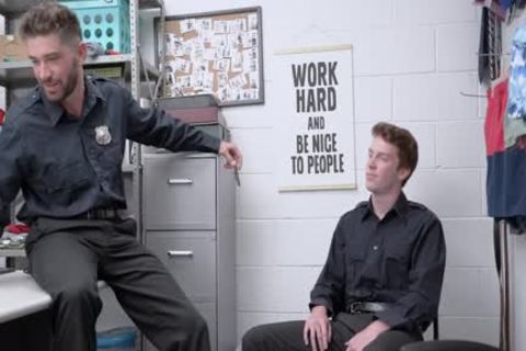 Bored Of Being Straight, Two Guards bang Each Other