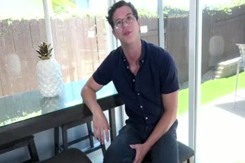 Johnny's jerking off In Kitchen