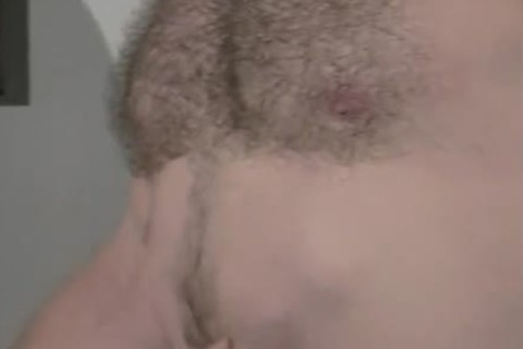 excited bushy Police Captain Having pleasure