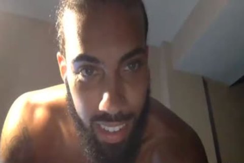 filthy Brazilian Showing His curly dick