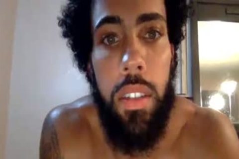 Bearded man Showing His large shlong