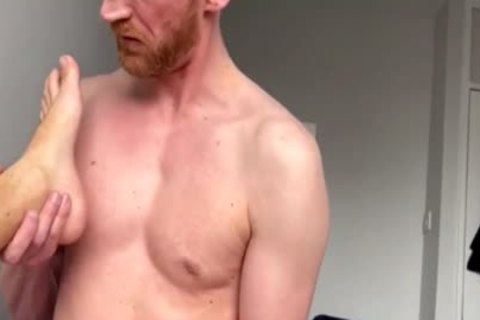 Ginger Daddy Barebacks His twink