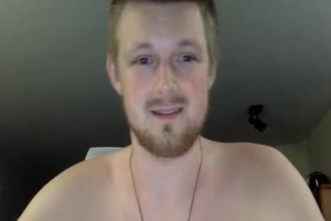 homosexual Christian fellow Masturbates Live
