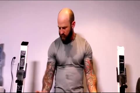 His Tep daddy Gives Him A Workout.. And A Creampie