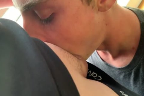 youthful cocksucker - deep Thoart, stunning oral job For large weenie