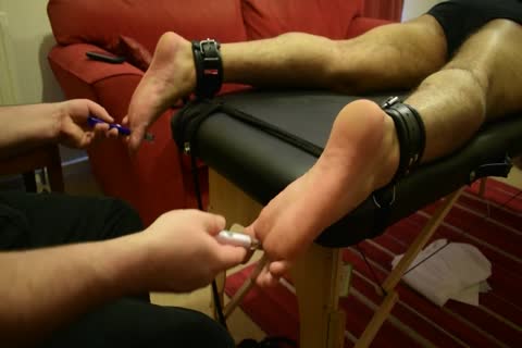 My Ticklish boy toy On The Table - Part 1