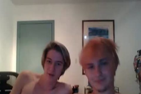 two twinks Caressing Each Other, engulfing And Playing With Their weenie