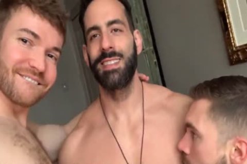 fine threesome Home Vid
