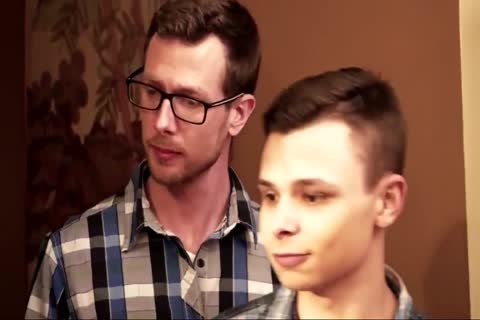 legal age teenager acquires Spit-roasted bareback By Step-daddy And Uncle