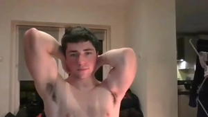 stunning twink Showing His 10-Pounder To His Fans On web camera