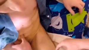 Skinny american couple bareback dick sucking sex tape