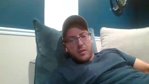 large penis Solo - stroking 14