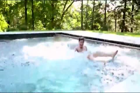 legal age teenagers pounding outdoors