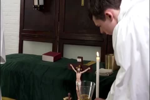 Alter teen acquires Barebacked By Priest