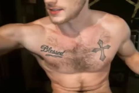 man jerking off while Fingering His bushy booty