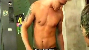 Army boy bareback Threeway