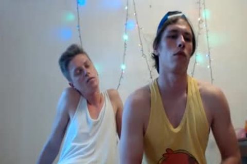 Blond twink Sucks Her ramrod In web camera