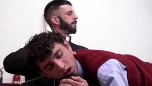 Priest bangs Schoolboy bare
