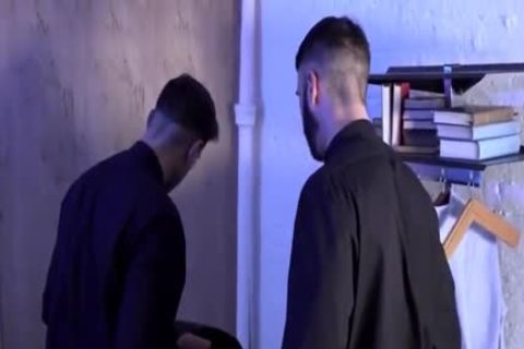 Two Priests Share An Alter lad