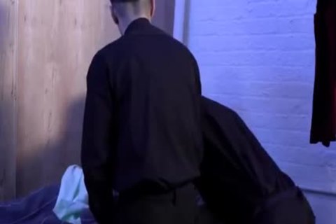Two Priests Share An Alter lad