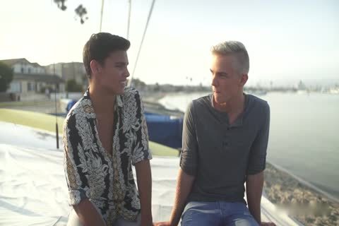 Latin twinks Flip Flop With ball cream flow