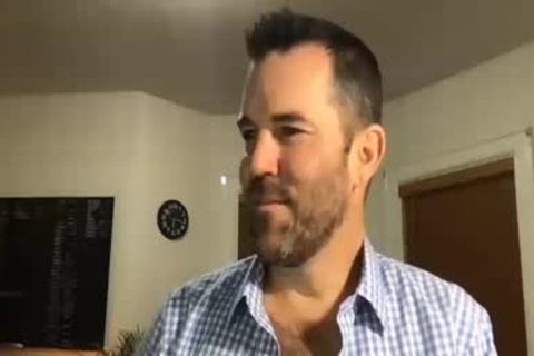 older dude wanking On webcam