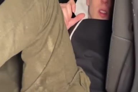 Sucks dick and fucks in car amongst blond haired