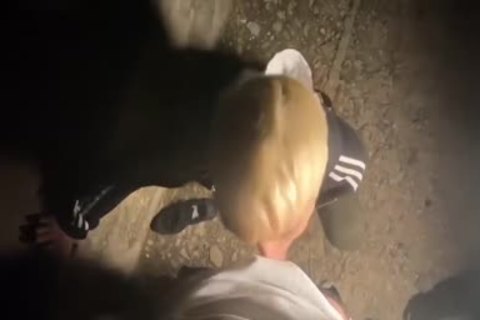 Sucks dick and fucks in car amongst blond haired