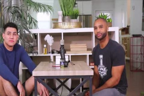 Mr. throbbing shlong Andre slides His fat wang Into Marcus Von Ryder's butthole And pokes It