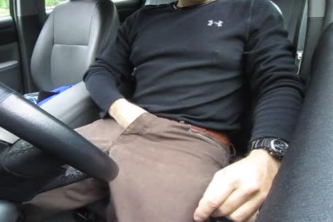Car Masturbating, I sperm All Over My penis, Pre-sperm, Verbal
