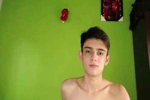 slim teen Thin teen boy Plays With His 10-Pounder