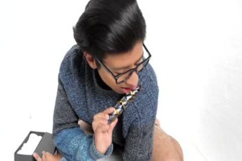 Glass fake penis In The arse