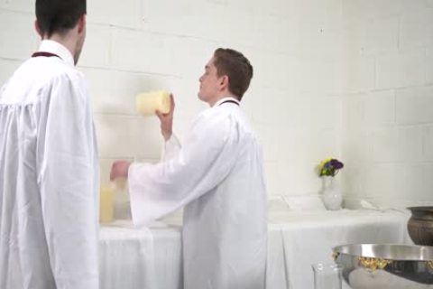 teen boys Having fine Sex On Top Of Altar