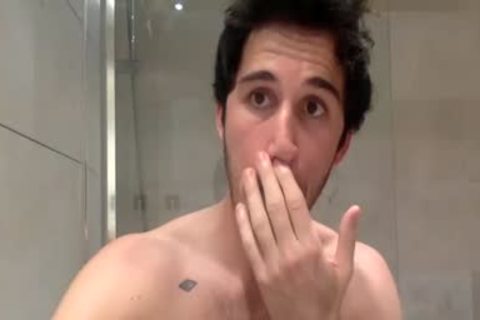 boy Touching His arse And stroking