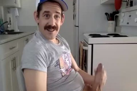 man jerking off And Ends Up Cums In His Own mouth