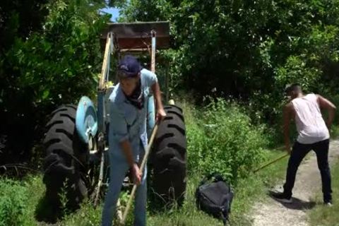 Naught Farmers Jay Seabrook & Tim Hanes acquire Sweaty Doing Some Outdoor Work