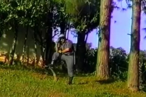 brunette Hair guy Is hammered Hard On The Hood Of His Car