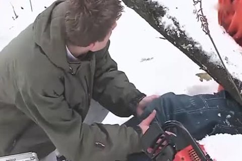 Treating His damage And His delicious butt