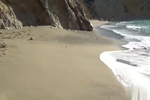 gigantic rods wanking At The Beach With dick juice flow. amateur Outdoor
