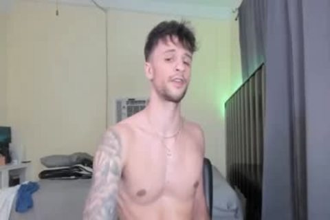 Two men jerking off In web camera