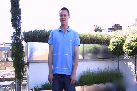 Tall Blond Defined straight Lad James Ing In The Sunshine