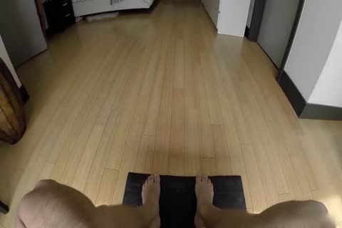 Watching Him Sweat