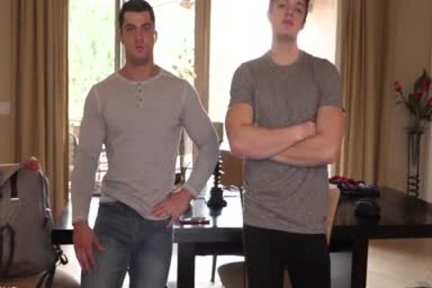legal age teenager Muscle fellow Collin Stretched Blake's juicy ass