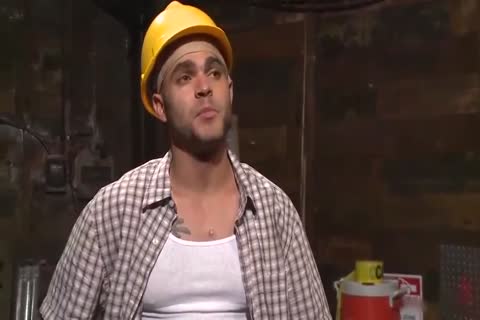 Brock Avery Obnoxious Contruction Worker receives What that man Dese