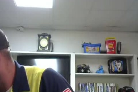 old Bearded man Masturbating In webcam