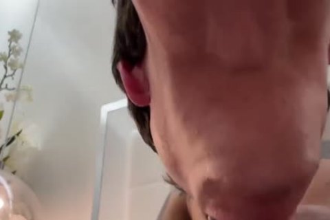 horny Interracial three-some fuck